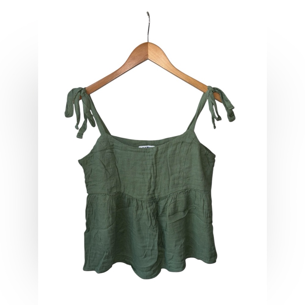 Old Navy || Tie-Strap Waist Defined Swing Cami